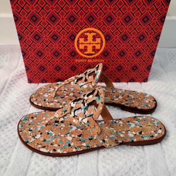 Tory Burch Shoes - Lovely Tory Burch Miller Floral Summer Sandals Shoes Thongs Flats 8 New in Box